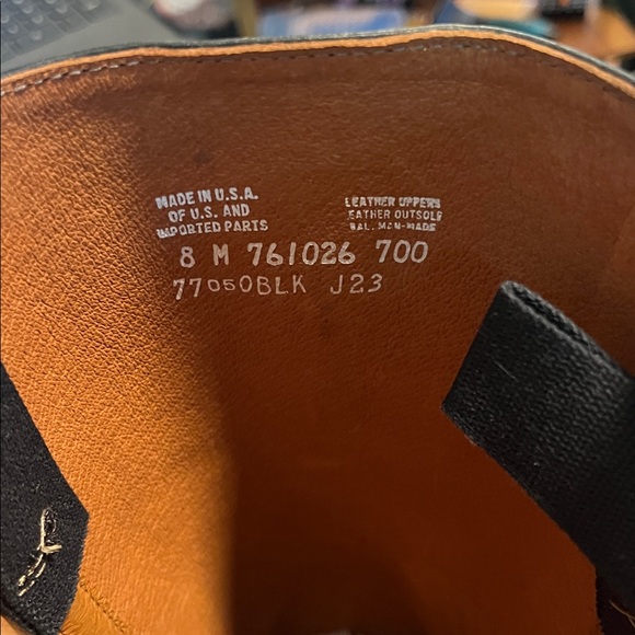 Frye 14L Campus Black Square Toe Pull On Riding Boots Women’s 8 Shoes Made in US - Picture 10 of 10